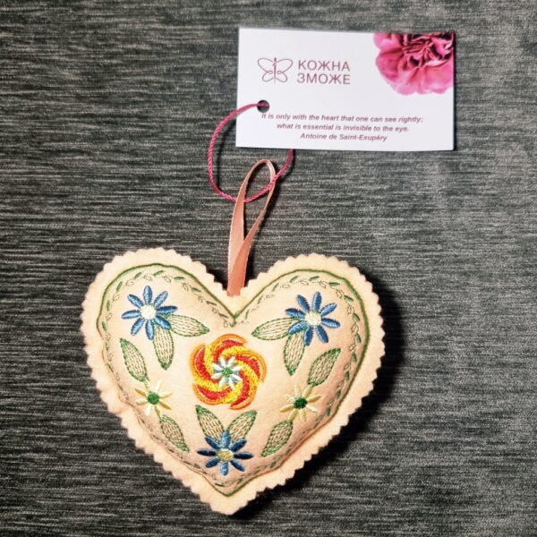 Різдвяна прикраса Серце